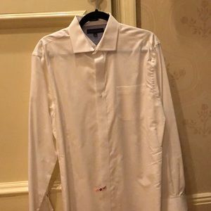 Tommy Hilfiger white dress shirt. Slim fit